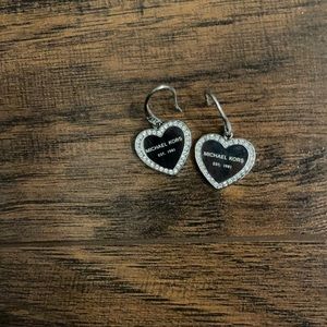 Michael kors heart earrings